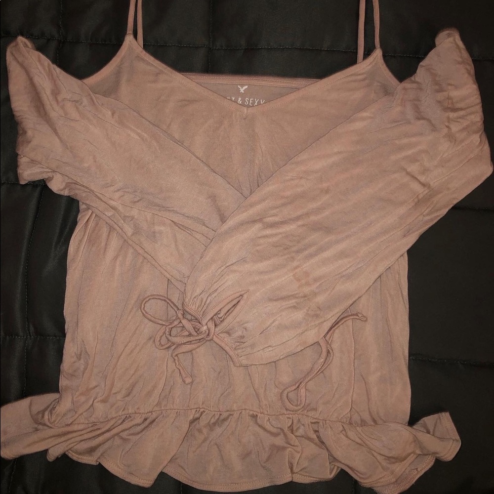 American Eagle Summer Off The Shoulder Shirt